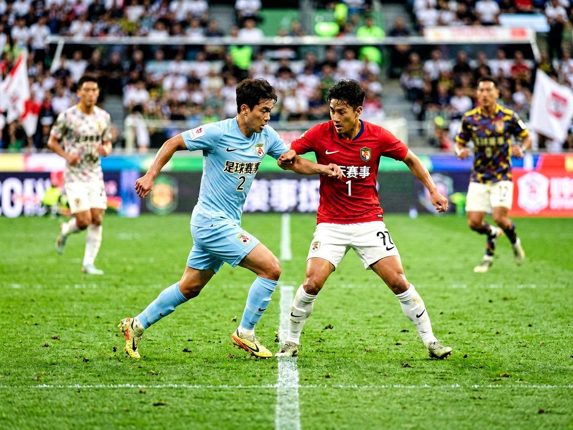 77体育足球赛事直播，球员在绿茵场上激烈对抗